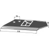 Aileron de rechange - type Landsberg-Pöttinger, gauche - Pöttinger - 966.50.020.0 / 966.50.021.0