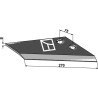 Aileron de rechange - type Landsberg-Pöttinger, droit - Pöttinger - 939.50.220.1