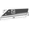 Aileron de rechange - type Becker - modèle standard, gauche - Kotte