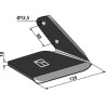 Aileron de rechange - droit - Farmet Triolent - 3013014 / 3006688