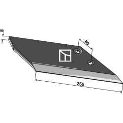 Aileron de rechange - type Doublet Record, droit - HE-VA