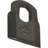 Couteau droit 81x40mm - Rasant