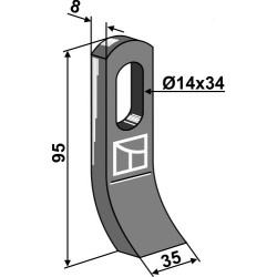 Fléau 100x35mm - Lagarde - 7875