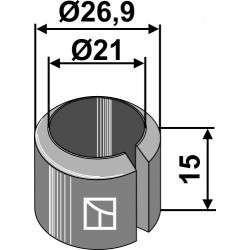 Entretoise de serrage 15xØ21xØ26,9 - Tünnißen & Stocks - 2991