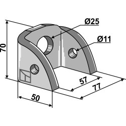 Bride de support - Nobili