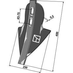 Soc de déchaumeuse - Donax - Schönberger