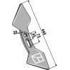 Soc double-coeur 440mm - Köckerling