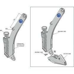 Adaptateur pour soc de semi - Bourgault