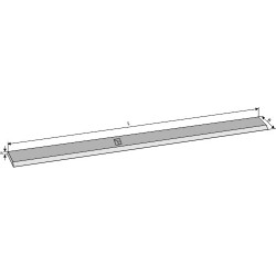 Couteau latéral 1000mm - Hale