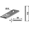 Couteau rotatif 114x50mm - JF - 1380-0027