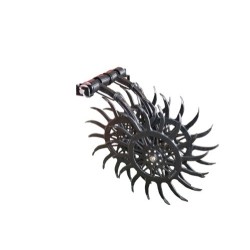 Roue étoile pour houe rotative, élément compl.