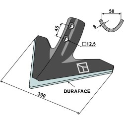 Soc triangulaire 300mm - DURAFACE