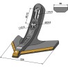 Soc triangulaire 220mm - Carbure