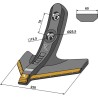 Soc triangulaire 220mm - Carbure
