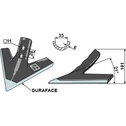 Soc triangulaire 200mm - DURAFACE