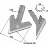 Soc triangulaire 200mm - DURAFACE - Kuhn - H2243170