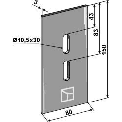 Racloir pour rouleaux packer - Alpego - DO1308 / MKOA00027