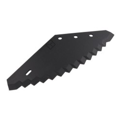 Couteau pour mélangeurs de fourrage, gauche - revêtement carbure - van Lengerich (BVL)