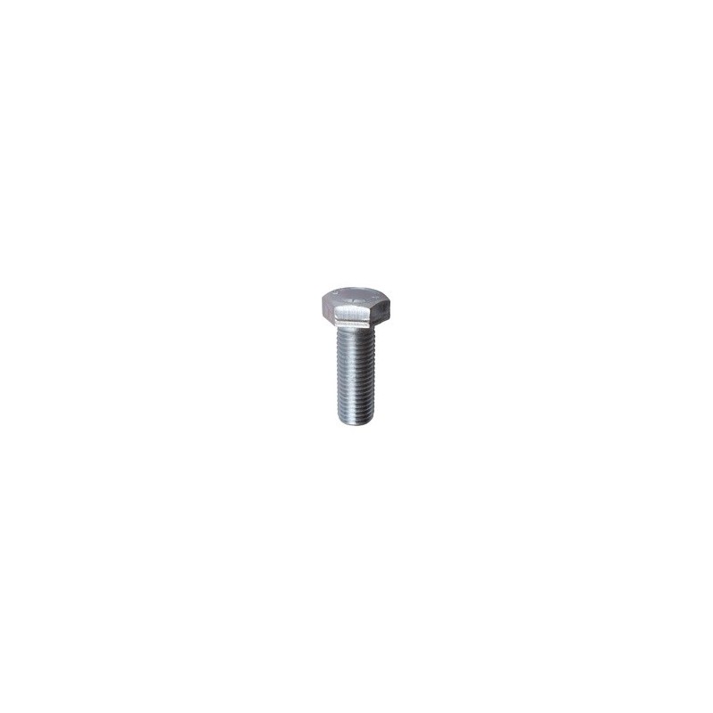 Boulon à tête hexagonale M16x2x45 sans écrou - Galvanisées