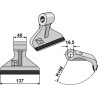 Marteau broyeur 137x40mm - PTA - Girax - 1310020019A