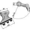 Marteau Broyeur 155x88mm - PTA - Kuhn - 6060007