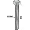 Boulon M24x3 - 8.8