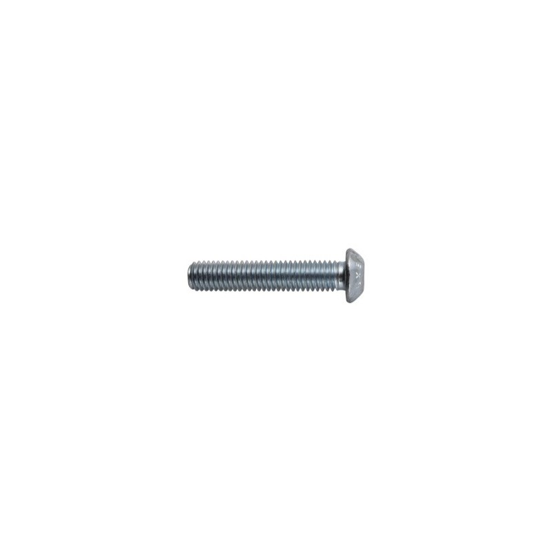 Boulon à tête bombée M8x1,25x40 avec six pans creux avec écrou