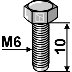 Boulon M6 galvanisé - Lemken - 3013015