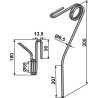 Griffe de semoir Ø12mm - Kuhn - 53039010