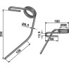Griffe de semoir Ø12mm - Kuhn - 53068500