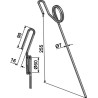 Griffe de semoir Ø7mm - Kuhn - 53043900