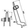 Griffe de semoir Ø8mm - Kuhn - K300790