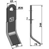 Couteau-Y 244x60mm - Maletti - MAY010016