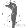 Dent pour herses rotatives, gauche - Kuhn - K2510380