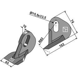 Marteau broyeur - Kuhn - A5406520