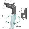 Dent pour herses rotatives (DURAFACE) 300mm, gauche - Amazone - 965781