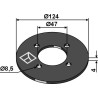 Adapteur- disque de support pour bineuse