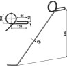 Griffe flexible - gauche