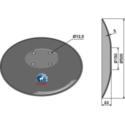 Disque lisse - Ø500x5 - Forges de Niaux