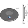 Disque lisse - Ø500x5 - Forges de Niaux