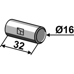 Goupille cylindrique Ø16