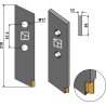 Couteau pour épandeur à fumier - Carbure - Tebbe - 61323H