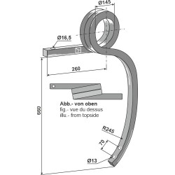 Dent double spire, gauche - Vogel u. Noot - 884595