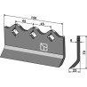 Lame de coupe 150x6mm - Humus - 224.95.087