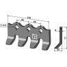 Lame-griffe 155x8mm - Humus - 224.95.086