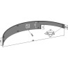 Tôle de guidage 860mm - gauche - Strautmann - 31046283