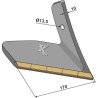 Soc à aillette 170mm - droit - Carbure - Köckerling - 939372