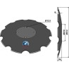 Disque crénelé Ø612x6 - Forges de Niaux