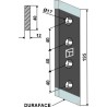 Couteau pour épandeur à fumier DURAFACE - gauche - Tebbe - 61311