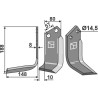 Couteau 188x80mm, gauche - Celli - 722595
